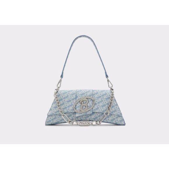 NWT~ALDO X BARBIE VOGUE Blue & Rhinestones Limited Edition Shoulder Bag Purse - Picture 1 of 9